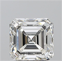 Natural Diamond 2.01 Carats, Asscher with  Cut, G Color, VS2 Clarity and Certified by GIA