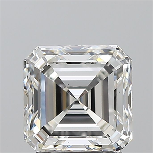 Picture of Natural Diamond 2.01 Carats, Asscher with  Cut, G Color, VS2 Clarity and Certified by GIA