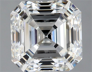 Picture of Natural Diamond 2.00 Carats, Asscher with  Cut, G Color, VS2 Clarity and Certified by GIA