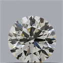 Natural Diamond 0.43 Carats, Round with Excellent Cut, L Color, SI1 Clarity and Certified by IGI