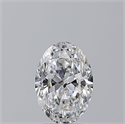 Natural Diamond 1.71 Carats, Oval with  Cut, E Color, SI2 Clarity and Certified by GIA