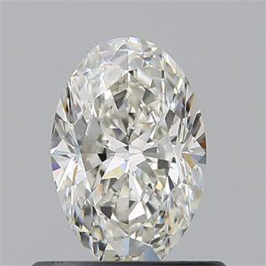 Picture of Natural Diamond 0.61 Carats, Oval with  Cut, I Color, VS1 Clarity and Certified by GIA