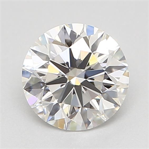 Picture of Natural Diamond 0.40 Carats, Round with Excellent Cut, H Color, VVS1 Clarity and Certified by GIA