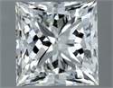 Natural Diamond 1.20 Carats, Princess with  Cut, I Color, VVS1 Clarity and Certified by GIA