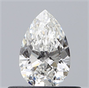 Natural Diamond 0.42 Carats, Pear with  Cut, F Color, VS2 Clarity and Certified by GIA