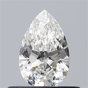 Picture of Natural Diamond 0.42 Carats, Pear with  Cut, F Color, VS2 Clarity and Certified by GIA