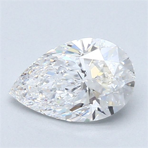 Foto Diamante Natural 1.00 quilates, De pera , Color D, claridad SI1 y certificado GIA de