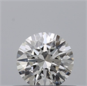 Natural Diamond 0.40 Carats, Round with Excellent Cut, F Color, IF Clarity and Certified by GIA