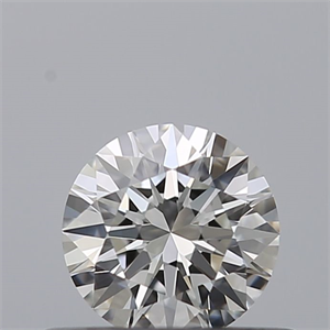 Picture of Natural Diamond 0.40 Carats, Round with Excellent Cut, F Color, IF Clarity and Certified by GIA