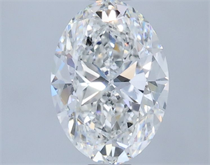 Foto Diamante Natural 1.00 quilates, Ovalado , Color F, claridad SI1 y certificado GIA de
