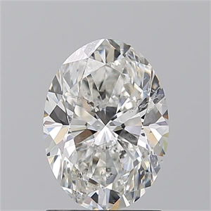 Picture of Natural Diamond 1.50 Carats, Oval with  Cut, G Color, SI2 Clarity and Certified by GIA