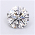 Del inventario de diamantes de laboratorio, 1.10 quilates, Redondo , Color F, claridad VVS2 y certificado IGI