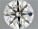 Diamante Natural 0.85 quilates, Redondo , Color K, claridad VVS1 y certificado GIA