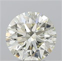 Natural Diamond 3.22 Carats, Round with Excellent Cut, L Color, VVS2 Clarity and Certified by GIA