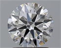 Diamante Natural 1.25 quilates, Redondo , Color F, claridad VVS1 y certificado GIA
