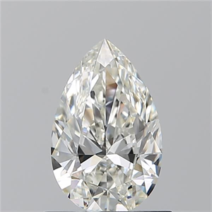 Picture of Natural Diamond 0.78 Carats, Pear with  Cut, I Color, SI1 Clarity and Certified by GIA