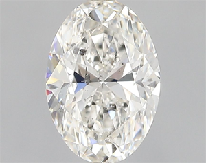 Picture of Natural Diamond 1.03 Carats, Oval with  Cut, G Color, I1 Clarity and Certified by GIA