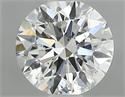 Natural Diamond 0.71 Carats, Round with Excellent Cut, F Color, SI1 Clarity and Certified by GIA