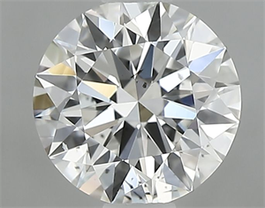 Picture of Natural Diamond 0.71 Carats, Round with Excellent Cut, F Color, SI1 Clarity and Certified by GIA