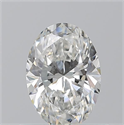 Natural Diamond 0.70 Carats, Oval with  Cut, G Color, SI1 Clarity and Certified by GIA