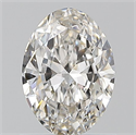 Natural Diamond 0.90 Carats, Oval with  Cut, I Color, VVS1 Clarity and Certified by GIA