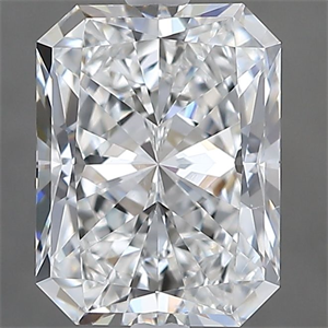 Foto Diamante Natural 2.50 quilates, Radiante , Color F, claridad SI1 y certificado GIA de