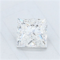 Natural Diamond 0.80 Carats, Princess with  Cut, E Color, VS1 Clarity and Certified by GIA
