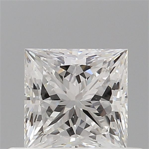 Picture of Natural Diamond 0.51 Carats, Princess with  Cut, G Color, VVS2 Clarity and Certified by GIA