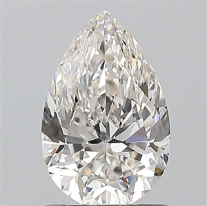 Picture of Natural Diamond 1.01 Carats, Pear with  Cut, I Color, VVS1 Clarity and Certified by GIA