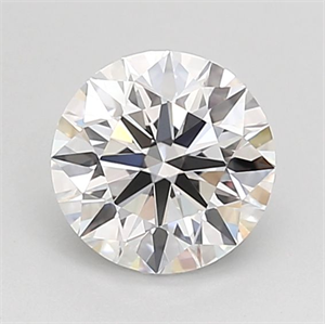 Picture of Lab Grown Diamond 1.04 Carats, Round with Ideal Cut, D Color, VVS2 Clarity and Certified by IGI