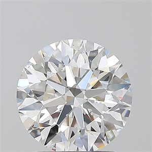 Picture of Natural Diamond 1.70 Carats, Round with Excellent Cut, E Color, SI1 Clarity and Certified by GIA