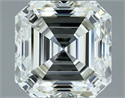 Natural Diamond 1.50 Carats, Asscher with  Cut, I Color, IF Clarity and Certified by IGI