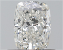 Natural Diamond 0.52 Carats, Cushion with  Cut, H Color, VS1 Clarity and Certified by GIA