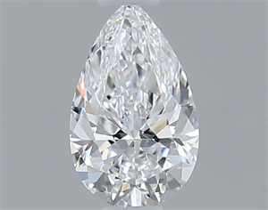 Picture of Natural Diamond 0.30 Carats, Pear with  Cut, D Color, VS1 Clarity and Certified by GIA
