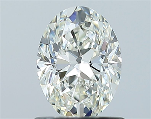 Picture of Natural Diamond 0.90 Carats, Oval with  Cut, H Color, VS1 Clarity and Certified by IGI