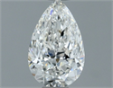 Natural Diamond 0.52 Carats, Pear with  Cut, G Color, IF Clarity and Certified by GIA