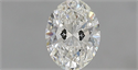 Diamante Natural 0.71 quilates, Ovalado , Color H, claridad VVS1 y certificado GIA