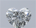 Natural Diamond 0.33 Carats, Heart with  Cut, H Color, VS1 Clarity and Certified by GIA