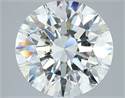 Natural Diamond 3.01 Carats, Round with Excellent Cut, I Color, VVS1 Clarity and Certified by GIA