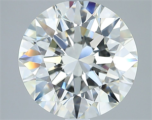 Picture of Natural Diamond 3.01 Carats, Round with Excellent Cut, I Color, VVS1 Clarity and Certified by GIA