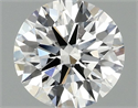 Lab Grown Diamond 1.41 Carats, Round with Ideal Cut, E Color, VS2 Clarity and Certified by IGI