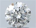 Diamante Natural 1.00 quilates, Redondo , Color H, claridad SI1 y certificado GIA