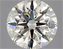 Natural Diamond 0.81 Carats, Round with Excellent Cut, K Color, VVS2 Clarity and Certified by GIA