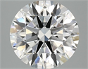 Del inventario de diamantes de laboratorio, 3.09 quilates, Redondo , Color F, claridad VVS2 y certificado IGI
