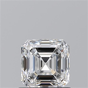 Foto Diamante Natural 0.90 quilates, Asscher , Color E, claridad VVS2 y certificado GIA de