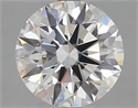 Lab Grown Diamond 3.03 Carats, Round with Ideal Cut, D Color, VVS1 Clarity and Certified by IGI