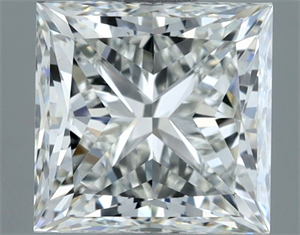 Picture of Natural Diamond 1.20 Carats, Princess with  Cut, G Color, VVS1 Clarity and Certified by IGI