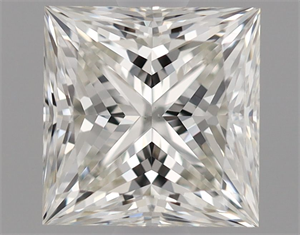 Picture of Natural Diamond 1.20 Carats, Princess with  Cut, J Color, VS2 Clarity and Certified by GIA