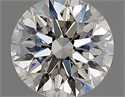 Natural Diamond 0.81 Carats, Round with Excellent Cut, E Color, SI1 Clarity and Certified by IGI