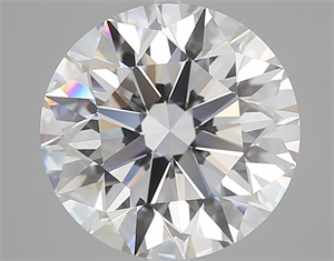 Picture of Natural Diamond 5.02 Carats, Round with Excellent Cut, D Color, VS2 Clarity and Certified by GIA